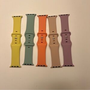 Apple Watch Bands (brand new, set of 5)